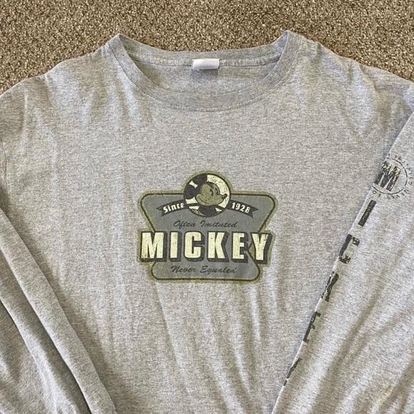 Disney Mickey Long Sleeve Shirtb - Picture 2 of 3